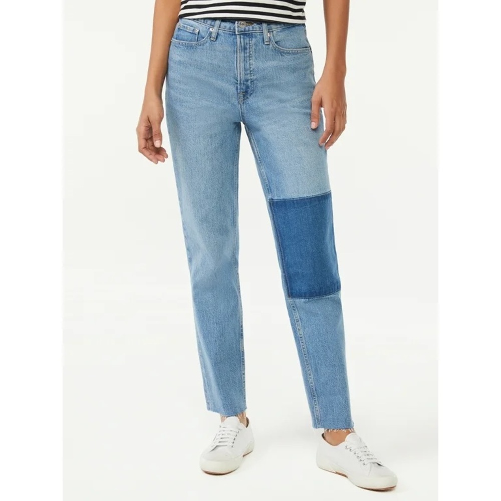 Free Assembly Women's Super High Rise Straight Jeans